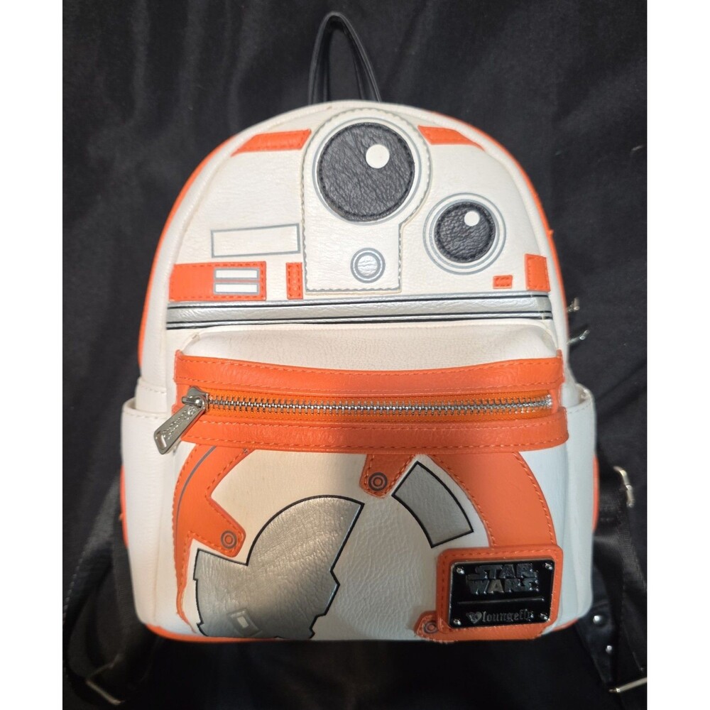Loungefly DISNEY STAR WARS bb-8 droid mini backpack bookbag bag!